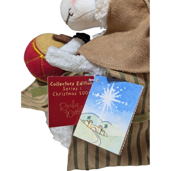 Hallmark Really Woolly Zeb Nativity Shepherd Plush With Drum Collectors Edition - Picture 6 of 7